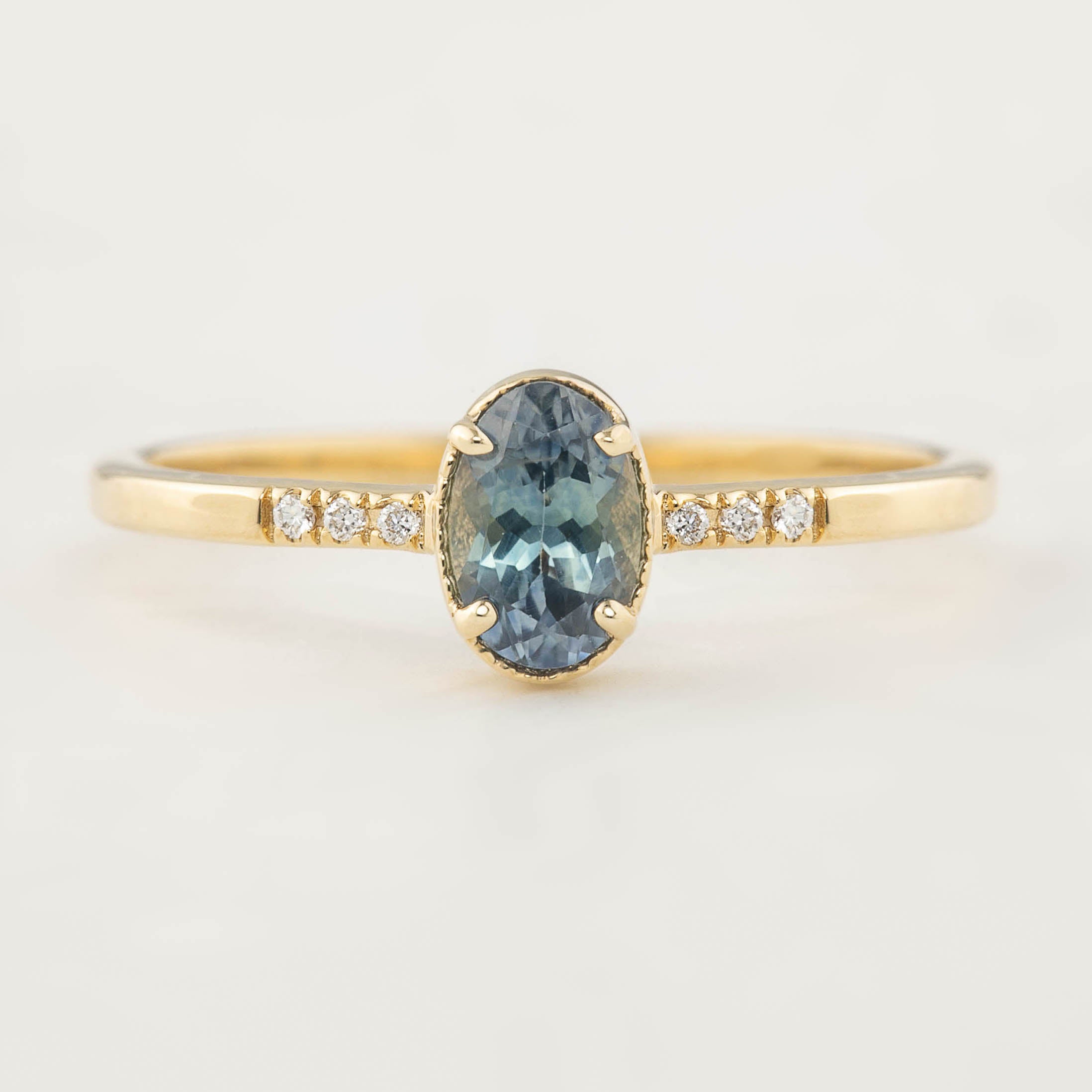 Grace Ring, 0.60ct Montana Sapphire