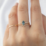 Grace Ring, 0.60ct Montana Sapphire