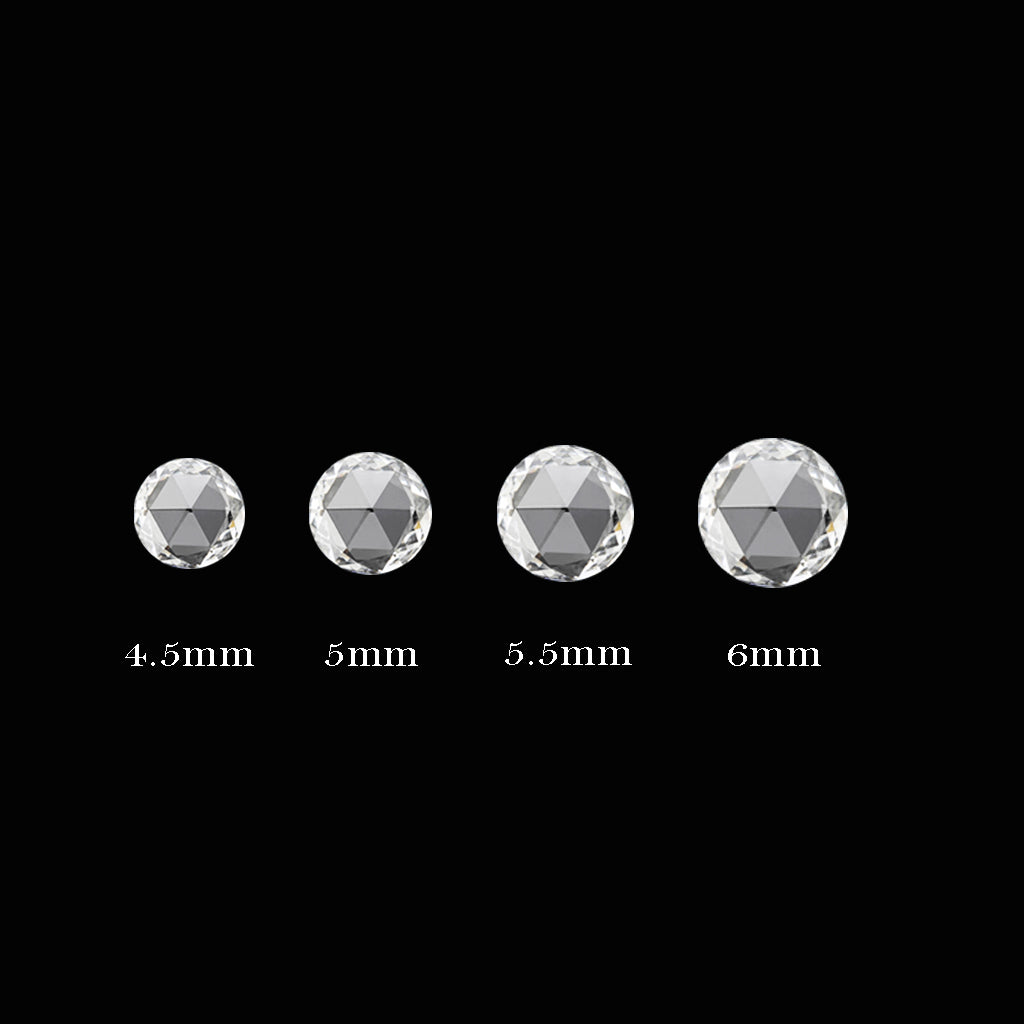 0.10-0.55ct Calibrated Rose Cut Diamond