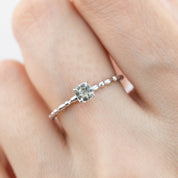 【即日配送】キャンディリング ・0.30ct・非加熱マダガスカル産ラベンダーパープルサファイア・K14RG