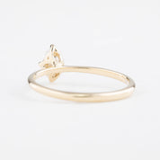 Alice Ring, 0.40ct Oval Brilliant Cut Diamond, 14K Yellow Gold (One of a kind)