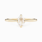 【一点物】アリスリング枠　オーバルローズカットダイヤモンド　0.26ct