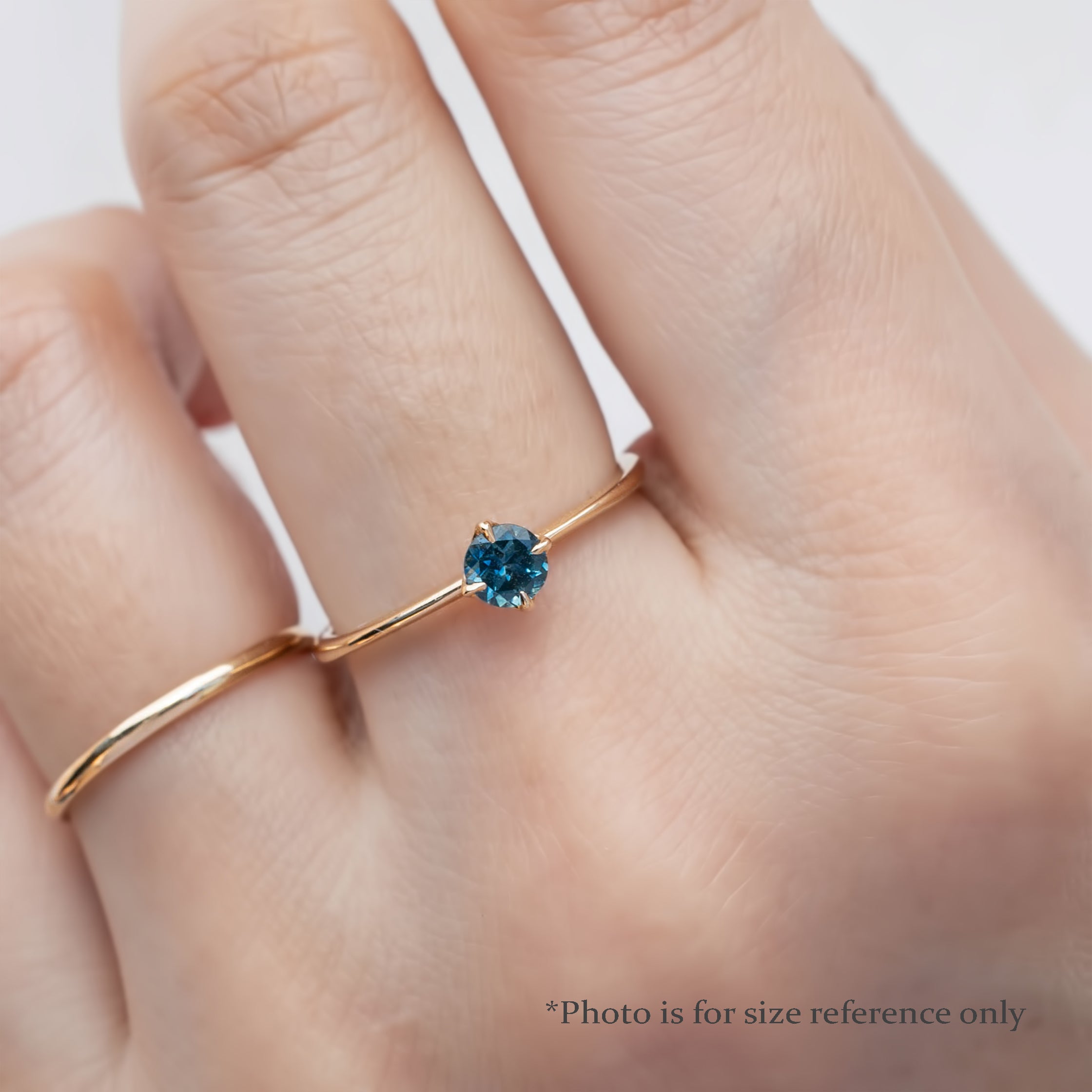 Alice Ring, 0.30ct Montana Sapphire of your choice