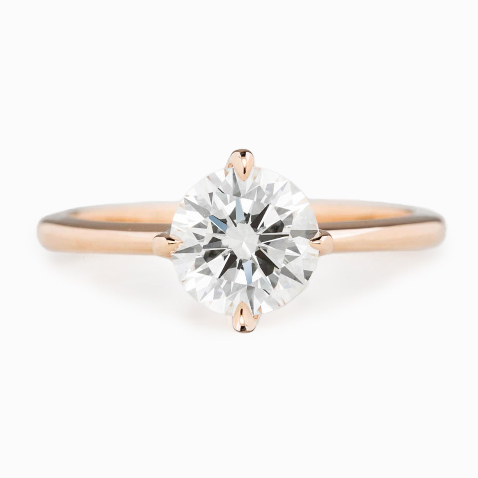 Alice Ring, Round Brilliant Cut Diamond