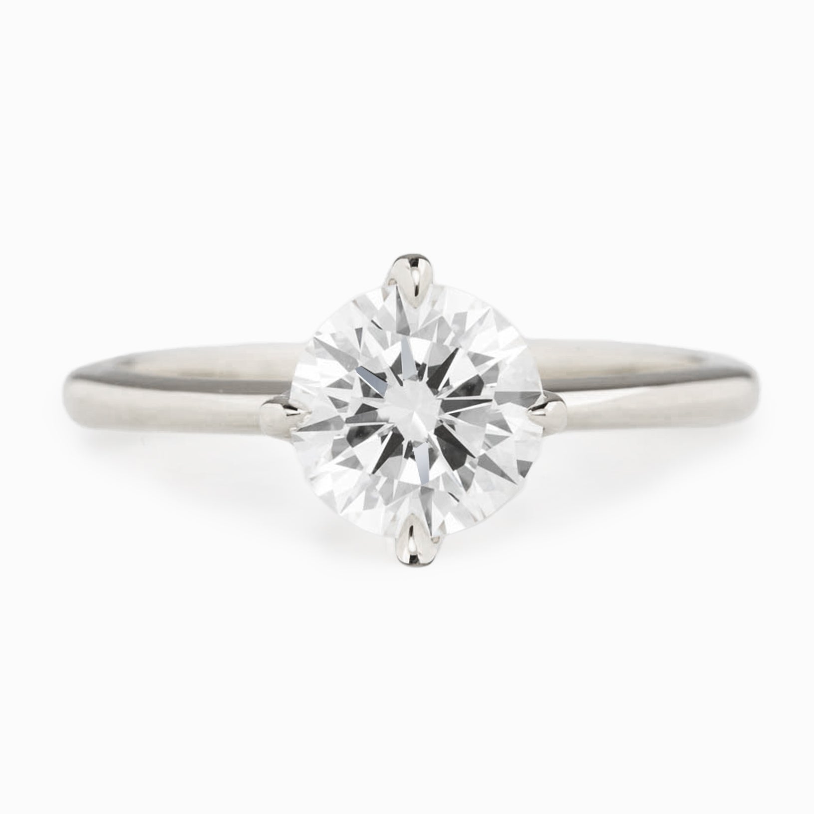 Alice Ring, Round Brilliant Cut Diamond