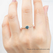 Audrey Ring, 0.73ct Queensland Sapphire