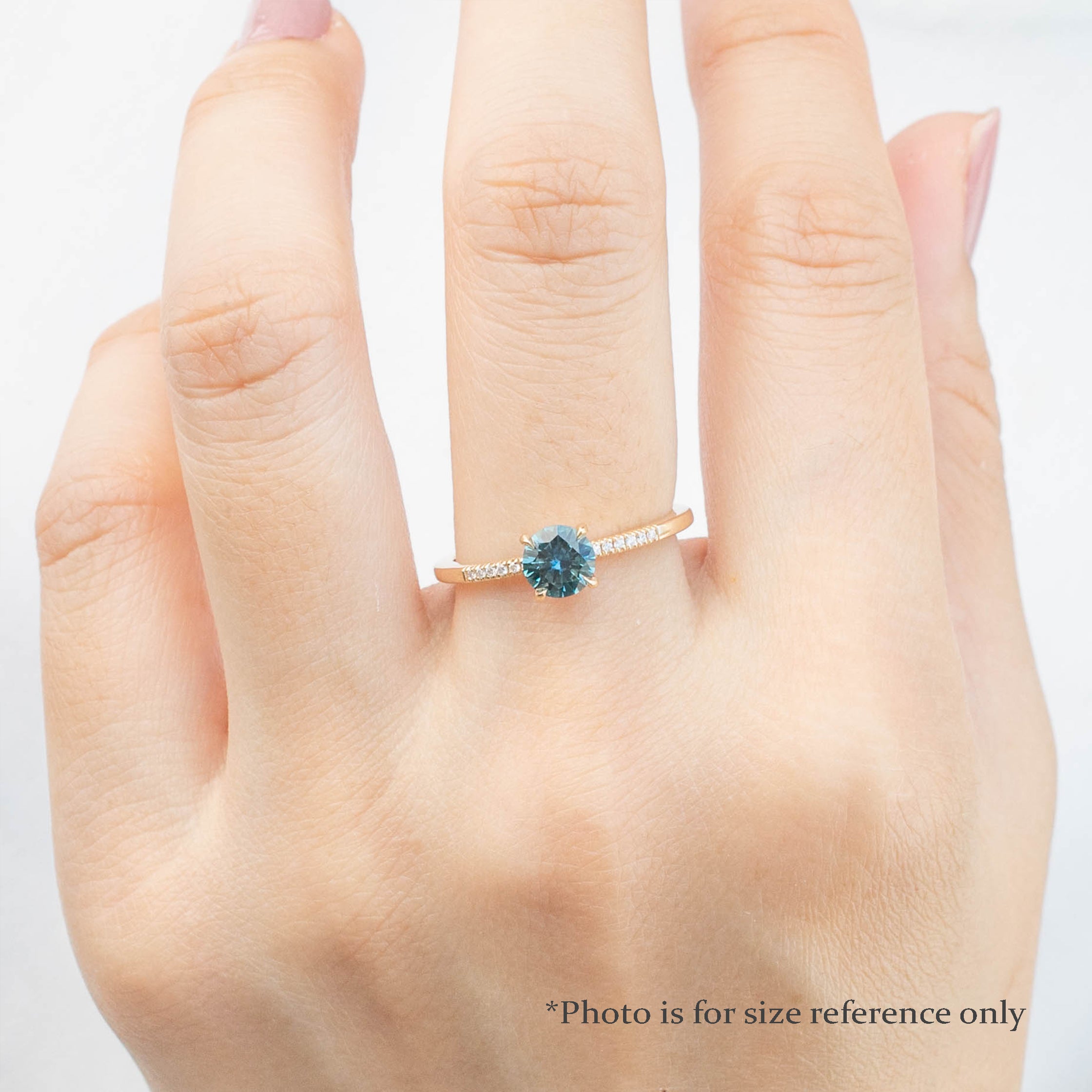 Audrey Ring, 0.73ct Queensland Sapphire