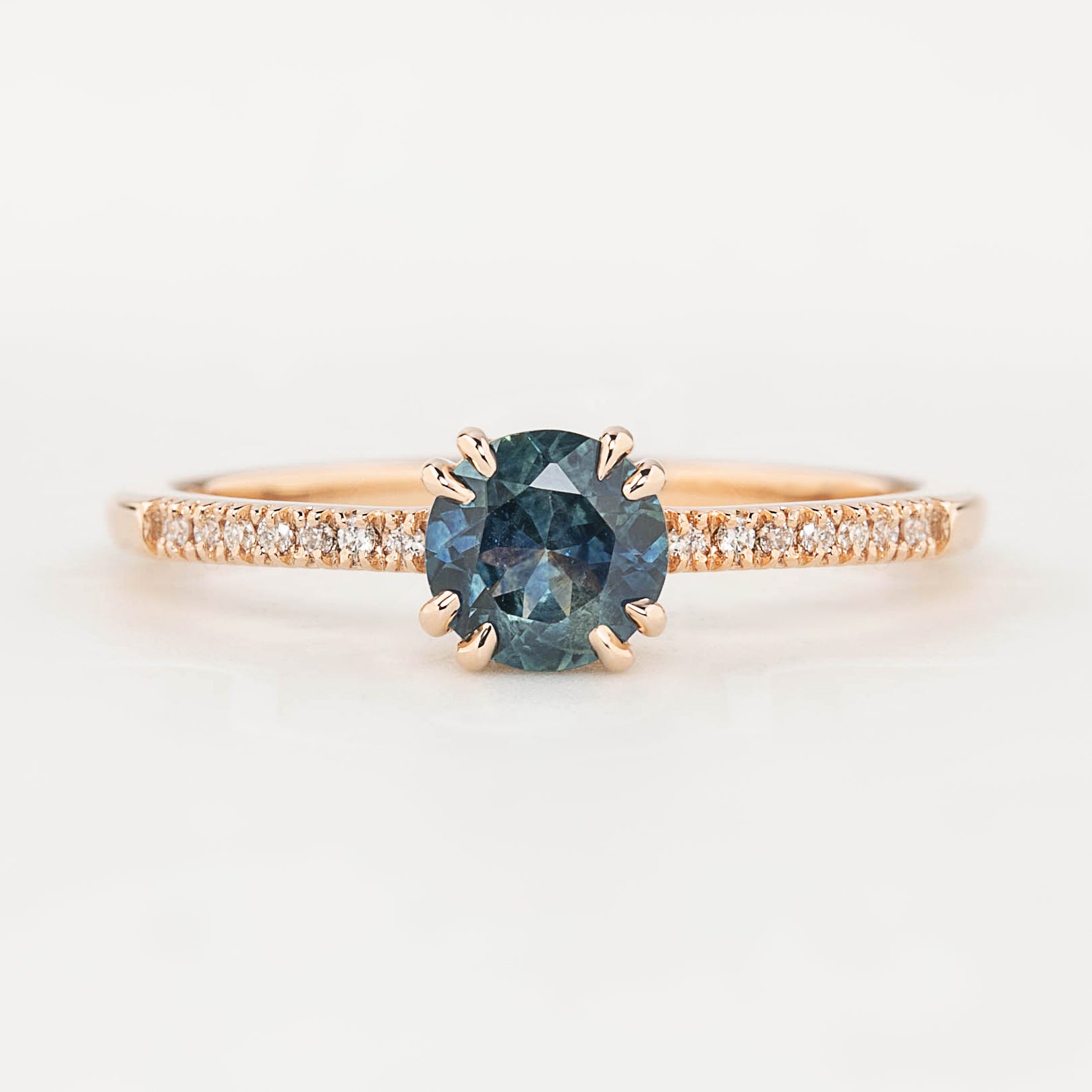 Sabrina Ring, 0.76ct Montana Sapphire