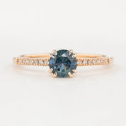 Sabrina Ring, 0.76ct Montana Sapphire