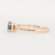 Sabrina Ring, 0.76ct Montana Sapphire