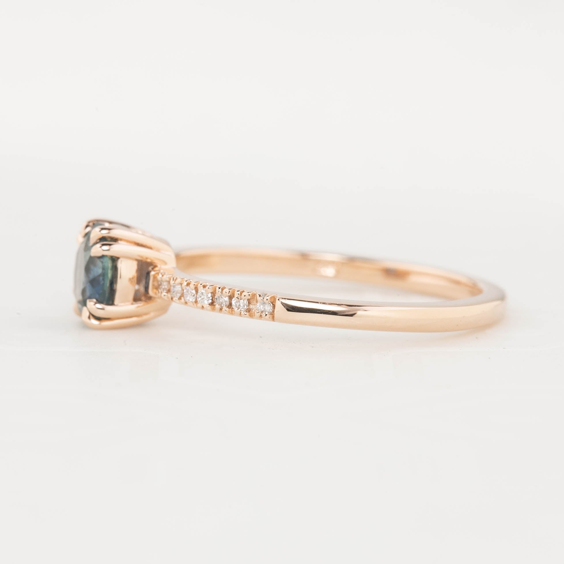 Sabrina Ring, 0.76ct Montana Sapphire