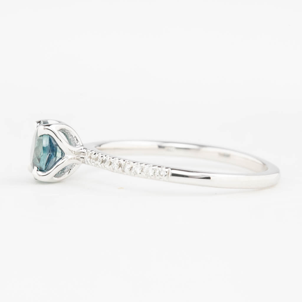 Maria Ring, 1.03ct Montana Sapphire