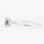 Maria Ring, 1.03ct Montana Sapphire