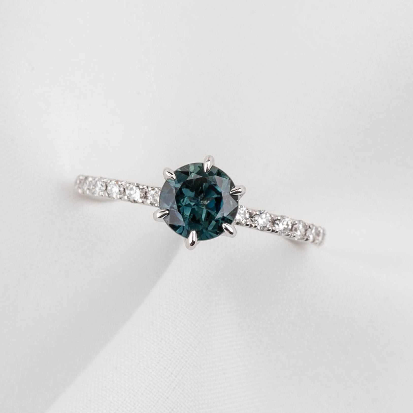 Maria Luxe Ring, 1.03ct Queensland Sapphire