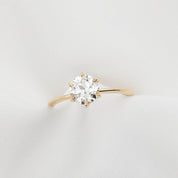 フローリンリング　オールドマインカットダイヤモンド　1.15ct　GIA鑑定書付き