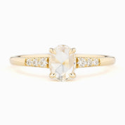 Gianna Ring, Oval Rose Cut Diamond