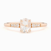 Gianna Ring, Oval Rose Cut Diamond