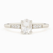 Gianna Ring, Oval Rose Cut Diamond