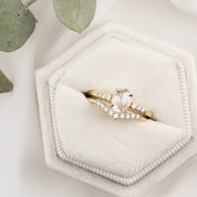 Gianna Ring, Oval Rose Cut Diamond