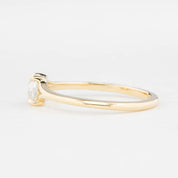 Kylie Ring, 0.27ct Rose Cut Diamond, 14k Yellow Gold (One of a kind)