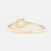 Kylie Ring, 0.27ct Rose Cut Diamond, 14k Yellow Gold (One of a kind)