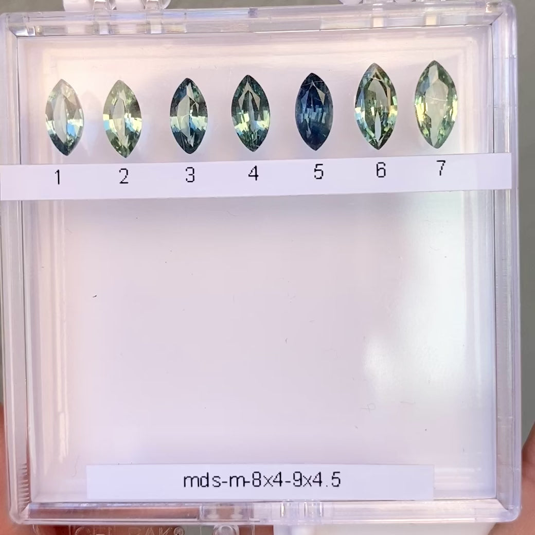0.60-0.90ct Marquise Unheated Madagascar Sapphire (8.0-9.0mm)