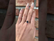 1.42ct Oval Cut Unheated Blue Sapphire