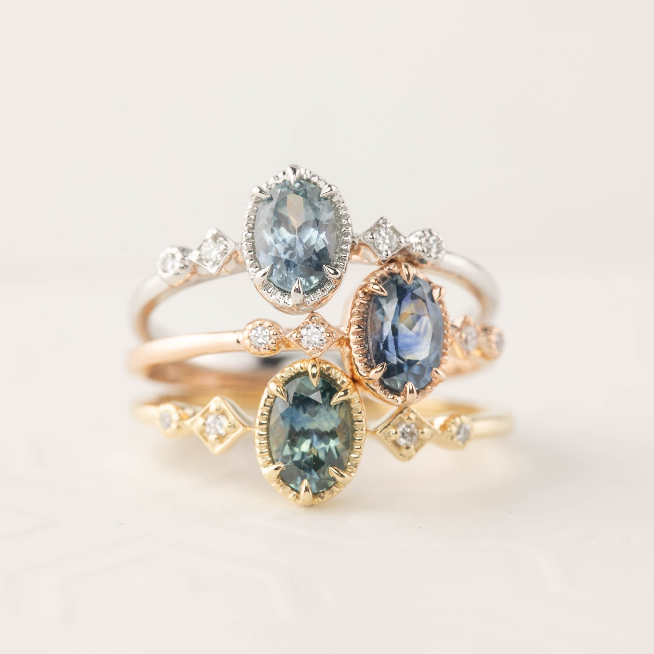 Stella Setting (Oval cut)