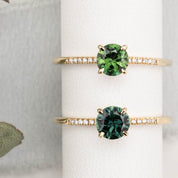 Audrey Ring, 0.73ct Queensland Sapphire