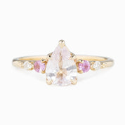【一点物】エステルリュックスリング ・1.18ct・非加熱マダガスカル産ライトピンクサファイア・K14YG