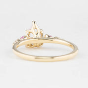 【一点物】エステルリュックスリング ・1.18ct・非加熱マダガスカル産ライトピンクサファイア・K14YG