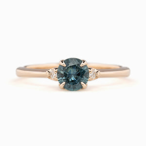 Sofia Ring, 0.66ct Montana Sapphire