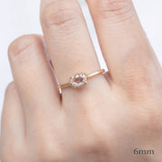 Ava East West Setting (Oval cut)