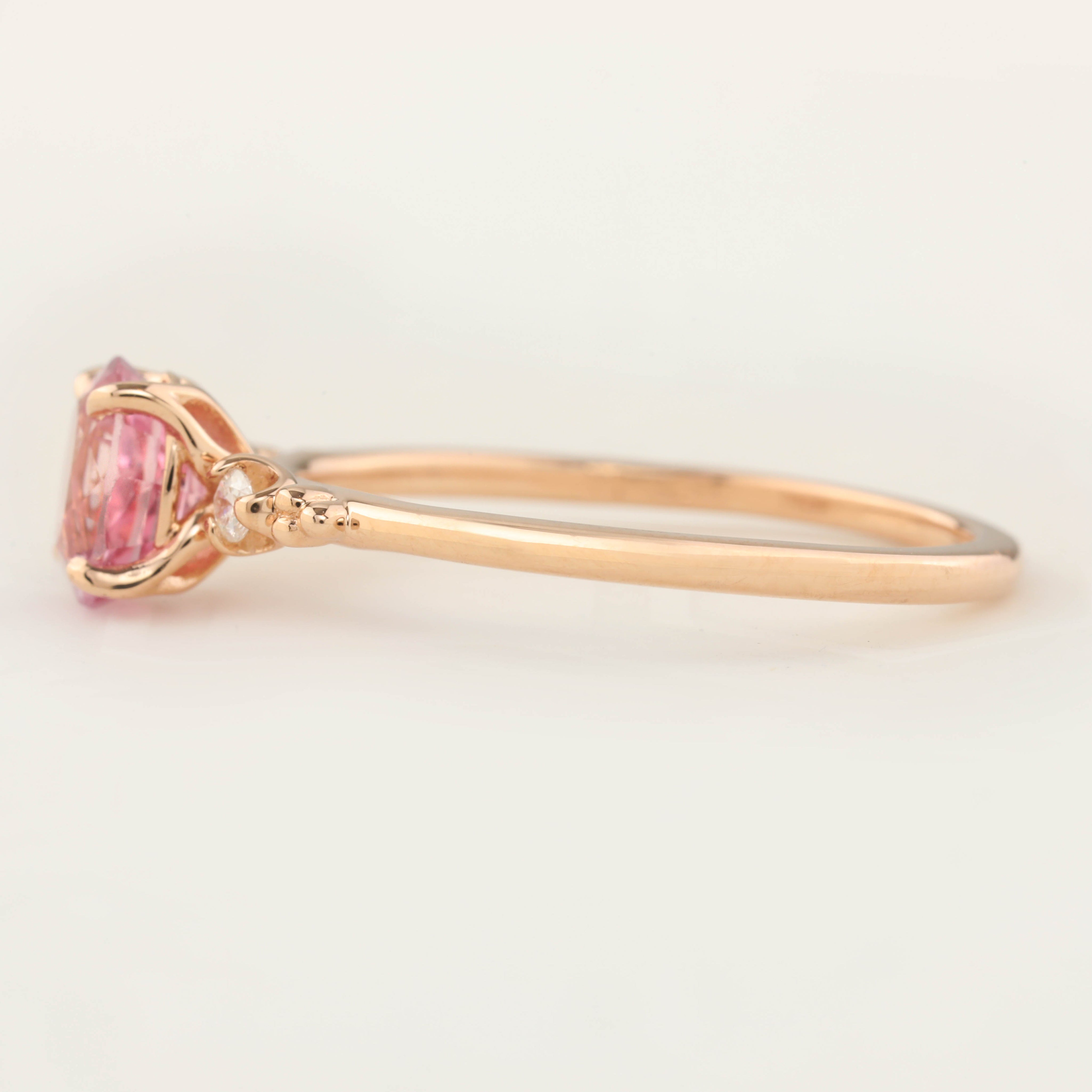 Estel Ring - 1.12ct Pink Sapphire, 14k Rose Gold (One of a kind)