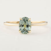 Nina Ring - 1.04ct Light Green MontanaSapphire (One of a kind)