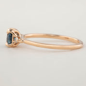 【一点物】エステルリング ・0.76ct・モンタナ産ブルーサファイア・K14RG