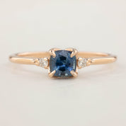 【一点物】エステルリング ・0.76ct・モンタナ産ブルーサファイア・K14RG
