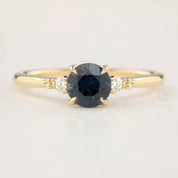 Estel Ring 0.99ct Deep Blue Queensland Sapphire (One of a kind)