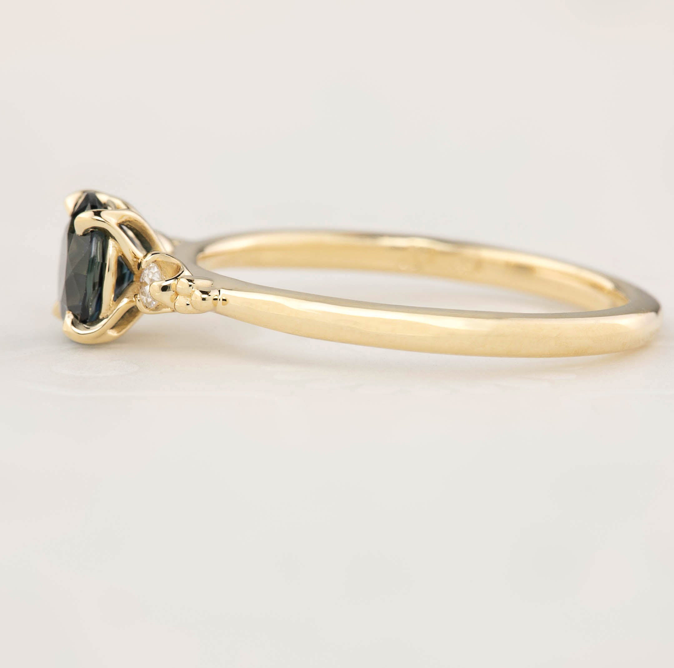 Estel Ring 0.99ct Deep Blue Queensland Sapphire (One of a kind)