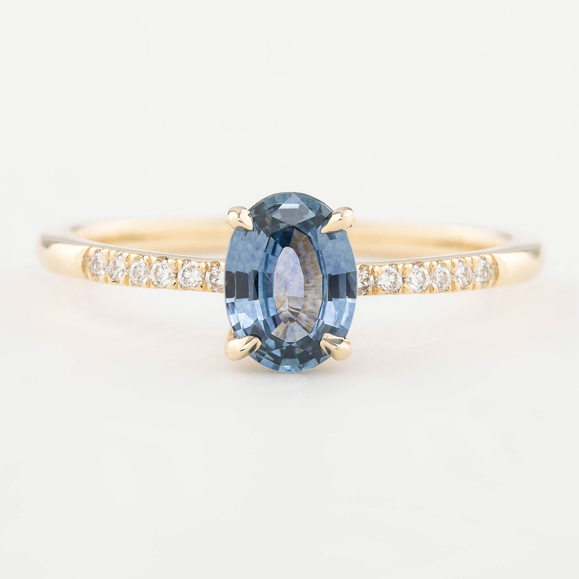 Audrey Ring - 1.25ct Blue Montana Sapphire (One of a kind)
