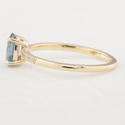 Audrey Ring - 1.25ct Blue Montana Sapphire (One of a kind)