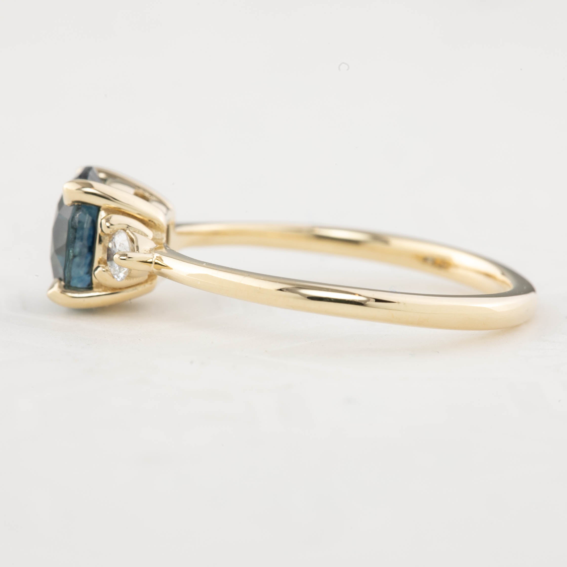 Emilie Ring - 1.59ct Royal Blue Montana Sapphire (One of a kind)