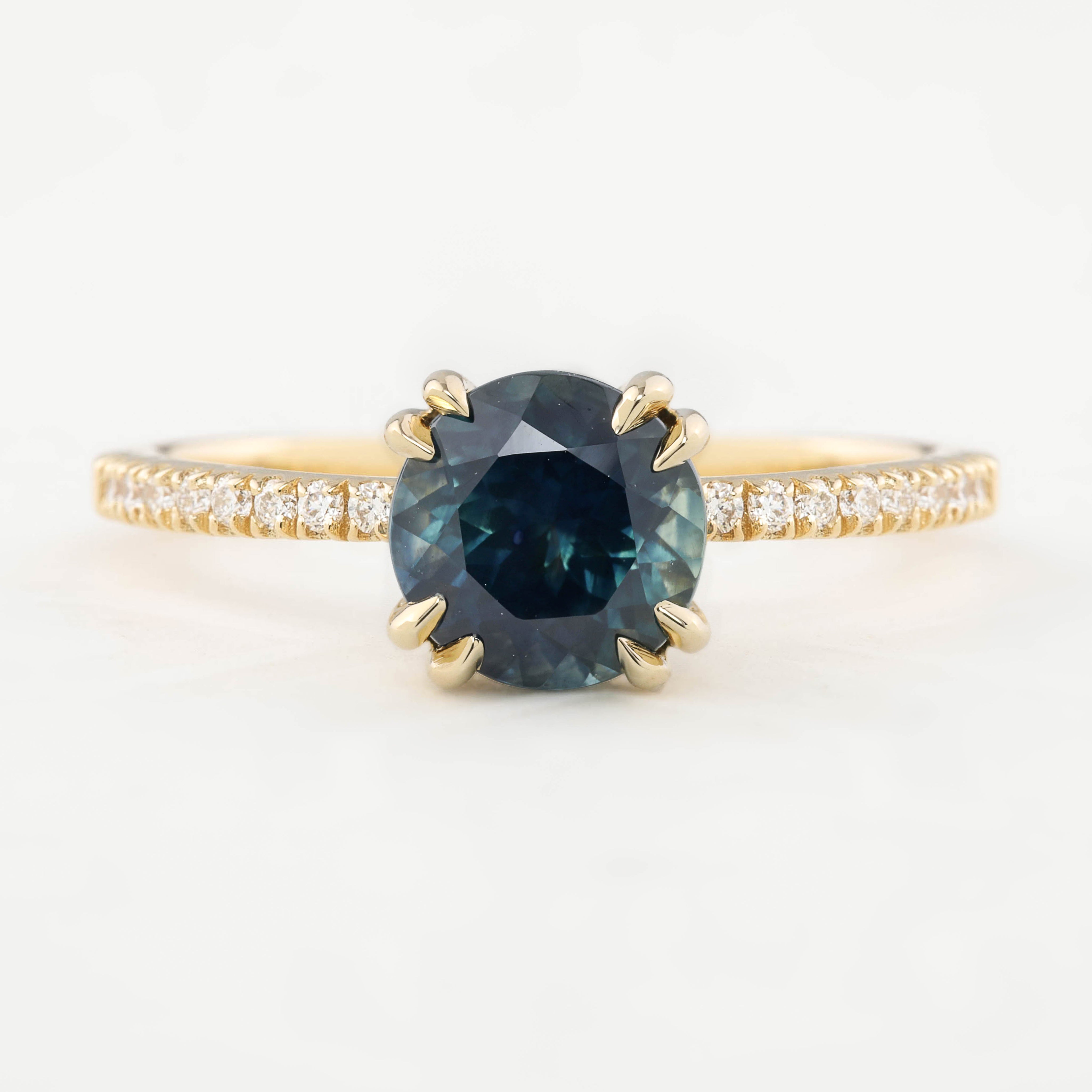【一点物】サブリナリング ・1.89ct・加熱モンタナ産ブルーサファイア・K14YG