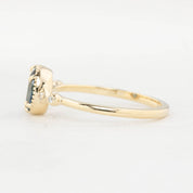 Stella Ring 1.02ct Blue Green Montana Sapphire Ring (One of a kind)