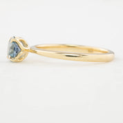 Sara Ring - 0.97ct Ocean Blue Montana Sapphire (One of a kind)