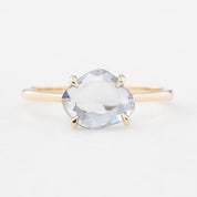 Lisa Ring - 1.18ct Unheated Organic Cut Light Blue Sapphire (One of a kind)