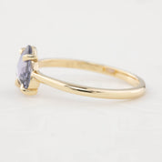 Lisa Ring - 1.25ct Unheated Organic Cut Blue Sapphire (One of a kind)