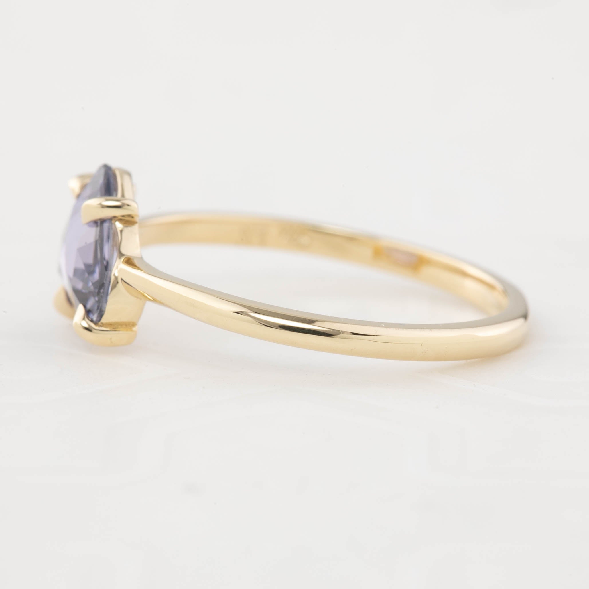 Lisa Ring - 1.25ct Unheated Organic Cut Blue Sapphire (One of a kind)