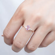 Teresa Ring - 0.84ct Light Pink Ceylon Sapphire, 14k Rose Gold (One of a kind)
