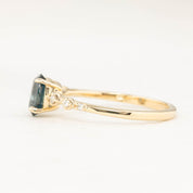 Celeste Ring, 1.00ct Montana Sapphire One of a kind
